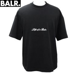 新品 ボーラ― BALR メンズ Tシャツ 半袖 カットソーブラック IDENTITY BOX T-SHIRT B1112 1285