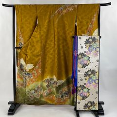 前田仁仙　全通袋帯　美品 袋帯 前田仁仙 作家物 全通 正絹 ふくれ織 金彩加工 黒地