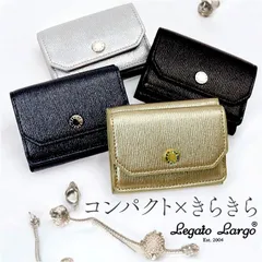☆ Legato Largo きらきらコモノ 3ツ折リ財布 レガートラルゴ 財布 LJ-F3322 Legato Largo 三つ折り財布 レディース 三つ折財布 3つ折り財布 3つ折財布 さいふ サイフ オケージョン財布 折りたたみ財布 ブランド かわいい