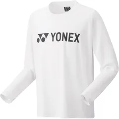 【新品・5営業日で発送】YONEX ヨネックス ユニロングスリーブTシャツ (16802) 色 : ホワイト サイズ : L 
