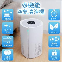 空気清浄機 Alexa対応 スマホ遠隔操作 15畳 静音 強力脱臭 PM2.5