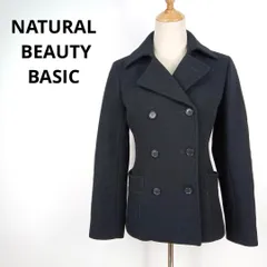 ナチュラルビューティーベーシック ウールコート M おしゃれ 防寒 あったか
