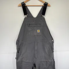 Carhartt オーバーオール　ダブルニー　　人気のグレー Carhartt カーハート オーバーオール 102776 レングス32