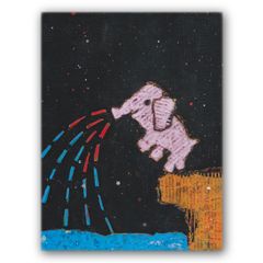 【絵画作家作】オリジナル ジクレー版画 アートパネル ファブリックパネル 壁掛け 絵画 F0サイズ