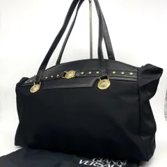 美品✨ヴェルサーチ ビジネスバッグ サンバースト ゴールド金具 黒 Gianni Versace - 希少 ジャンニヴェルサーチ 2way ビジネス