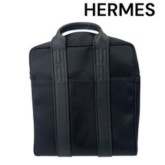 ●極美品　エルメス HERMES アカプルコ サックアド トワルシェブロン　リュックサック　バックパック　メンズ　5D532
