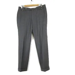 ポールスミスコレクション PAUL SMITH COLLECTION パンツ スラックス ウール テーパード 90cm グレー 大きいサイズのサムネイル