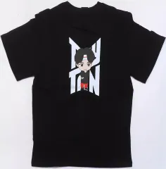 BTS jin ジン ロンT ブラック Mサイズ BTS jin ジン ロンT ブラック Mサイズ - メルカリ