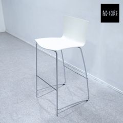 【展示品】AD CORE エーディコア ARCO AD-013C アルコシリーズ カウンター チェア ハイ スツール ホワイト 定価6万
