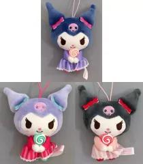 【中古】キーホルダー 全3種セット キャンディリボンドレスマスコット 「クロミ」