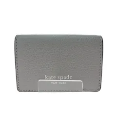 ▼▼Kate Spade ケイトスペード レディース 三つ折り財布 ミニウォレット アウトレット グレー