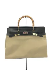 ◆Le Vernis◆キャンバスレザーアーバンバッグ/2WAY/ハンドバッグ◆