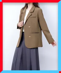 新品 テーラードジャケットレディース アウター 体型カバースーツ黒 通勤大人上品スーツ おしゃれアウター秋