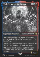 【中古】マジックザギャザリング 325[R]：【MID】【永遠の夜仕様】Vadrik  Astral Archmage/星の大魔導師、ヴァドリック
