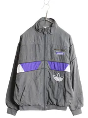 【お得なクーポン配布中!】 80s アディダス ナイロン ジャケット メンズ S 程/ ヴィンテージ トラックジャケット ブルゾン ジャンパー ウインドブレーカー フルジップ