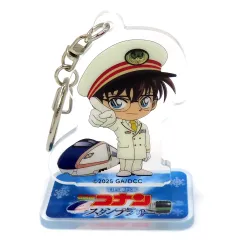 【中古】キーホルダー 江戸川コナン オリジナルアクリルスタンドキーホルダー 「劇場版 名探偵コナン 隻眼の残像×JR東日本」 スタンプラリー特別編 達成賞