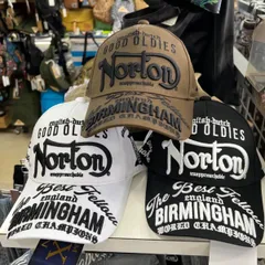 残り1点‼️Norton ノートン⚫︎帽子　キャップ　プレミアム　マックス　デザイン　刺繍　ロゴ　ブラック　ブラウン　ホワイトのサムネイル