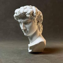 メディチ 高さ約35㎝ 石膏像 半面 ジュリアーノ・メディチ像 - メルカリ