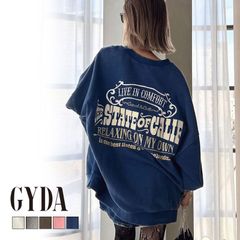 THE STATE OF CALIFドルマンスウェットトップス GYDA ジェイダ 072442711501 gyda レディース 長袖 トレーナー フリーサイズ オフホワイト ピンク グレー チャコールグレー ネイビー gyda スウェット 新品 正規品