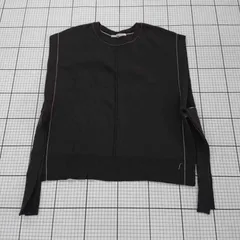 ◇ Θ KBF アーバンリサーチ サイドリボン ニット ベスト サイズF チャコールグレー系 レディース E  【1508260056588】