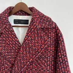 ZARA ザラ チェック柄 ウール混 ロングコート キレイめカジュアル