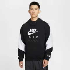 ナイキ スウェット パーカー 長袖 メンズ NIKE エア フリース プルオーバー L/S フーディ BFT スポーツウェア 男性 パーカ スエット 黒 ブラック スウェットシャツ トレーナー メンズウエア   nike AIR /HJ0274-010
