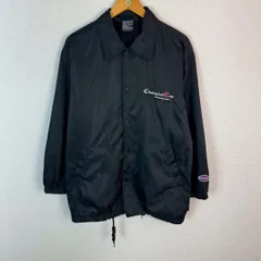 Champion Cup チャンピオンカップ コーチジャケット 刺繍ロゴ 90s ヴィンテージ ブラック Mサイズ メンズ 古着 ストリート