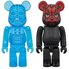【中古】BE@RBRICK DARTH VADER(TM)(HOLOGRAPHIC Ver.) & DARTH MAUL(TM) 2 PACK 『STARWARS』 ABS&PVC 塗装済み可動フィギュア ggw725xのサムネイル