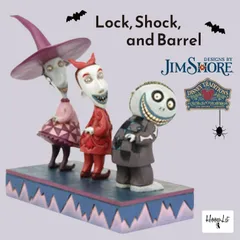 【レア】限定 ナイトメアビフォアクリスマス ロック・ショック・バレル　3体セット ディズニーショーケース ナイトメアー・ビフォア・クリスマス ロック