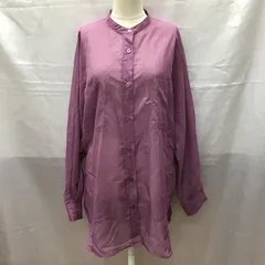 LOWRYS FARM ローリーズファーム シャツ、ブラウス 長袖 LF621104TK バンドカラー シアー