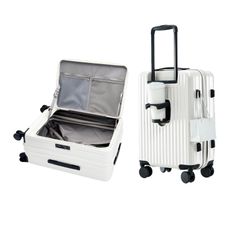 Yuweijie　スーツケース　キャリー　フロントオープン　約65L　旅行 imgrc0106642296.jpg