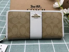 2024年最新】コーチ COACH 長財布 ラウンドファスナー シグネチャー