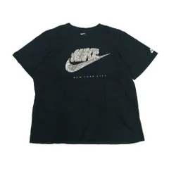 【最終値下げ SALE】NIKE ナイキ ニューヨーク限定 半袖Tシャツ フロントプリント ブラック2XL　B202507