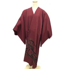 京やM415 正絹 道中着 落款有り 道行 ロングコート 着物コート 道行コート 和装コート 袷仕立て 着物衿仕立て ロング丈 笹文様 格子柄 鹿の子文様 袷の着物 単衣の着物 訪問着附下色無地江戸小紋紬小紋 仕立て上がり 未使用 塵除け 羽織 道中着 道行