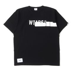 新品同様 WTAPS ダブルタップス Tシャツ サイズ:S 19AW ブランドロゴ ヘビーウェイト クルーネック Tシャツ SIDE EFFECT. DESIGN SS 01 ブラック  トップス カットソー 半袖【メンズ】