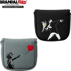 Banksy バンクシー ゴルフ BAPC-04M パターカバー マレットタイプ用【Flower Bomber/フラワーボンバー Balloon Girl/バルーンガール】のサムネイル