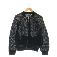ディーゼル DIESEL メッシュジップパーカー ジャケット XXS ブラック /DO ■OS