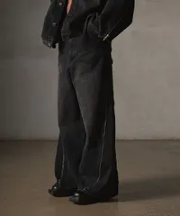 GRANCY｜グランシー ZipDesign Buggy DenimPants ジップデザイン バギー デニムパンツ