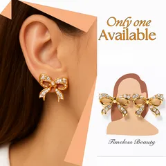 3日間限定タイムセール‼️リボンモチーフ　ゴールドピアス（大人かわいい上品デザイン）