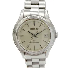 グランドセイコー 腕時計 レディース アイボリー 茶色 GSロゴ 軽い 革ベルト レディース GRAND SEIKO グランドセイコー | タイムタイム