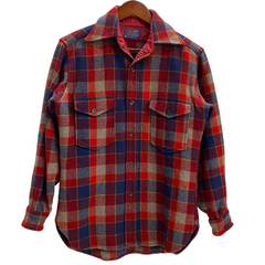 ヴィンテージ vintage 60's ペンドルトン Pendleton ウール 長袖シャツ レッド Mサイズ 201MT-4193 VB