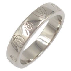 カルティエ CARTIER リング・指輪 ハッピーバースデー リング K18WG（ホワイトゴールド） ハッピーバースデー  リング ユニセックス Used A