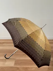 ピエールカルダン　新品　ドット　雨傘　ブラウン　ベージュのサムネイル