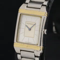 最終価格！　イヴサンローラン　YSLロゴ文字盤腕時計5421-H04732 Yahoo!オークション -「5421」(イヴ・サンローラン) (い)の落札