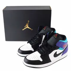 【新品】NIKE ナイキ エア ジョーダン 1 MID スニーカー 30.5cm DQ8426-154 国内正規品 ホワイト/ブラック-ブライト コンコルド-トゥルーレッド 靴【送料無料】24481203