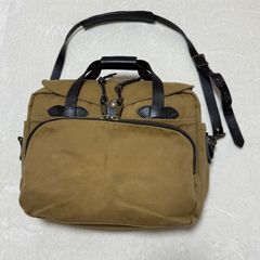 フィルソン ラギッドツイル パッデドコンピューターバッグ タン