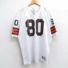 XL/古着 チャンピオン champion 半袖 ビンテージ フットボール Tシャツ メンズ 90s RISON 80 メッシュ地 大きいサイズ ロング丈 Vネック 白