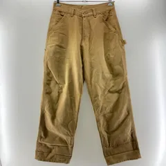 【中古】Carhartt ダックペインターパンツ ブラウン w32[24]