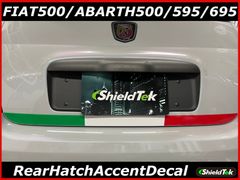 FIAT500 ABARTH500/595/695 リアハッチアクセントデカール