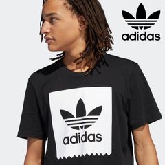 adidas アディダス Tシャツ メンズ オリジナルズ 半袖 ブランド USA直輸入 ブラック 黒 NEK 7993616 CW23H39 (ブラック)
